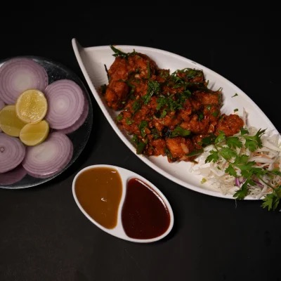 Chilli Chicken + Hyderabad Dum Biryani